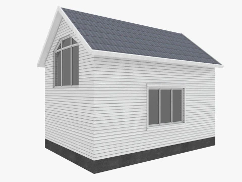 House Collection 12 House Low poly 3D Model