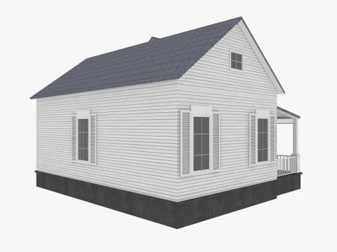House Collection 12 House Low poly 3D Model