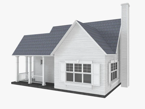House Collection 12 House Low poly 3D Model
