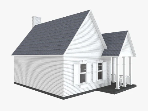 House Collection 12 House Low poly 3D Model