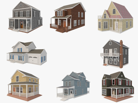 House Collection 2 Modelo 3D