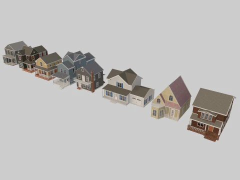 House Collection 2 3D Model
