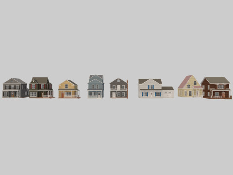 House Collection 2 3D मॉडल