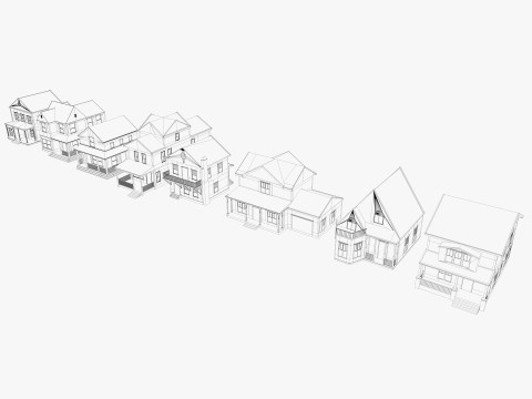 House Collection 2 3D मॉडल