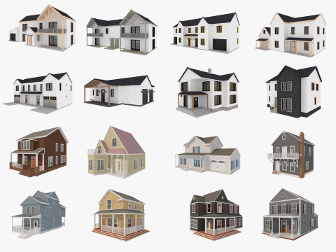 House Collection 3 Modelo 3D