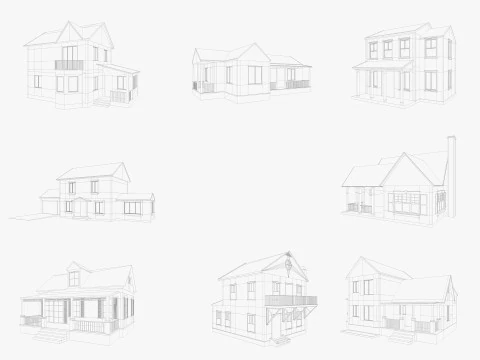 8 Ev Koleksiyonu 3D Model
