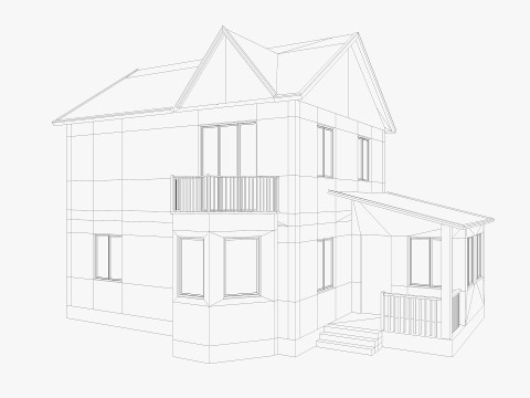 8 House Collection Modèle 3D