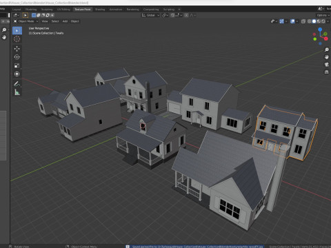 8 House Collection Modèle 3D