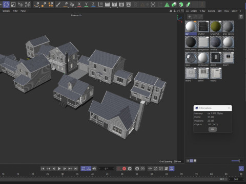 8 House Collection Modèle 3D