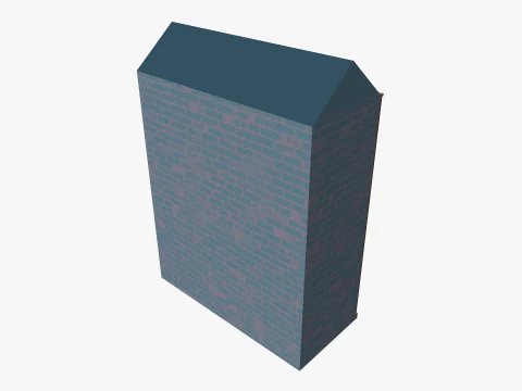 Cartoon Building 6 Low-poly 3D Model