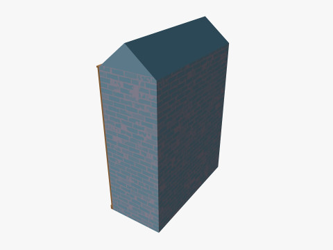Cartoon Building 6 Low-poly Model 3D