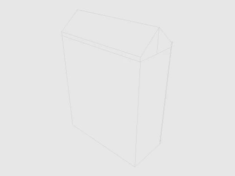 Cartoon Building 6 Low-poly 3D Model
