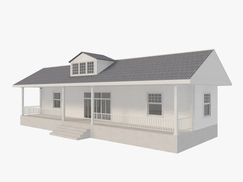 House Of Set 16 Low Poly Houses 3D Model