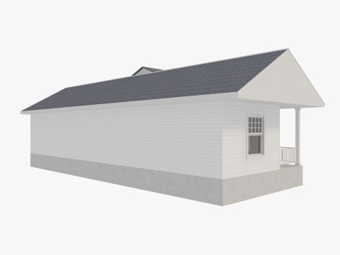 House Of Set 16 Low Poly Houses Model 3D