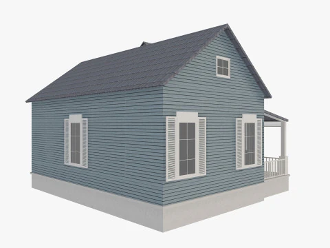 House Of Set 16 Low Poly Houses 3D Model