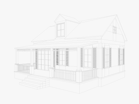House Of Set 16 Low Poly Houses Model 3D