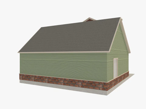 House Of Set 16 Low Poly Houses 3D Model