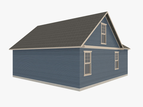House Of Set 16 Low Poly Houses Model 3D