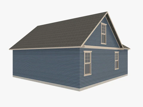 House Of Set 16 Low Poly Houses 3D Model