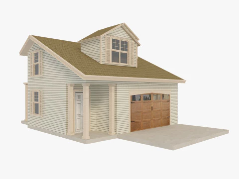 House Of Set 16 Low Poly Houses 3D Model