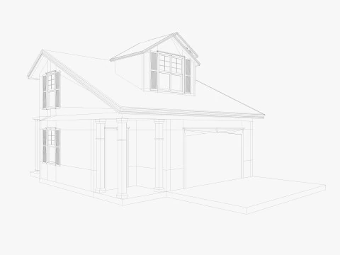 House Of Set 16 Low Poly Houses 3D Model