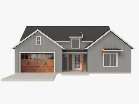 House Of Set 16 Low Poly Houses Model 3D