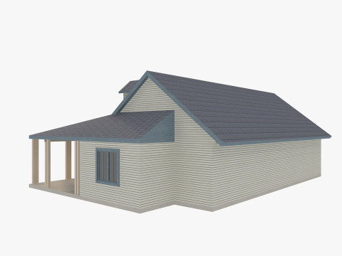 House Of Set 16 Low Poly Houses Model 3D