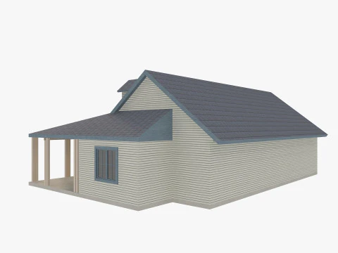 House Of Set 16 Low Poly Houses 3D Model