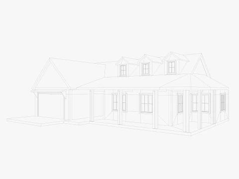 House Of Set 16 Low Poly Houses 3D Model