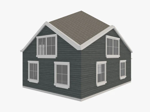 House Of Set 16 Low Poly Houses 3D Model