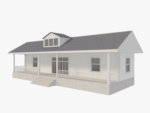 House Collection 24 Low Poly 3Dモデル