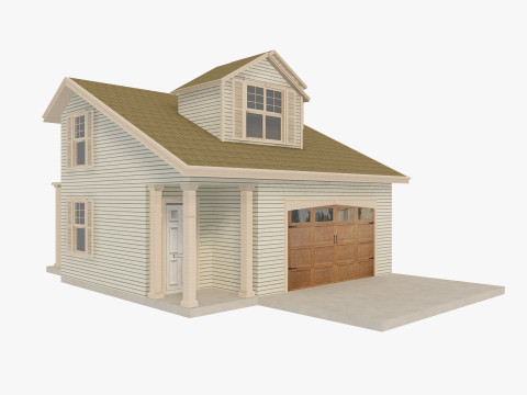 House Collection 24 Low Poly 3Dモデル