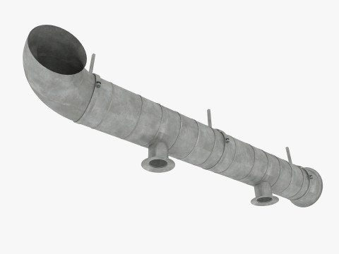 Industrial warehouse pack 3D Model