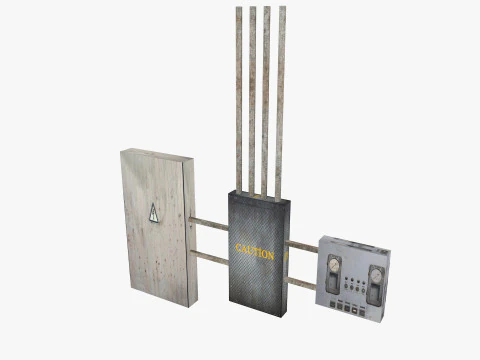 Pacote de armaz&eacute;m industrial Modelo 3D