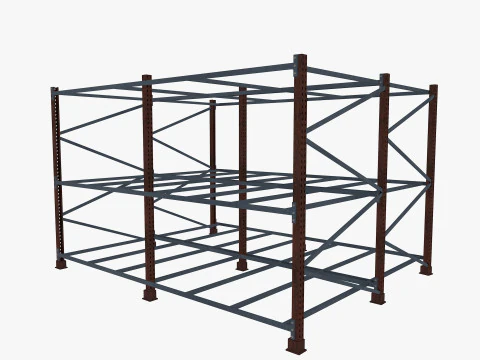 Pacote de armaz&eacute;m industrial Modelo 3D