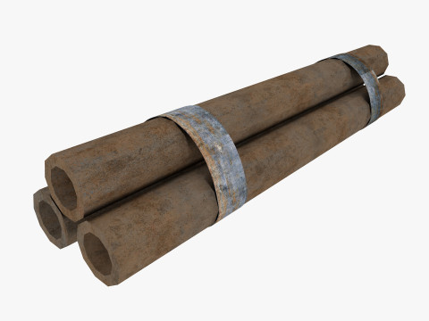 Industrial warehouse pack 3D Model