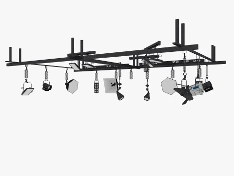 Hafif Tavan Rayı 3D Model
