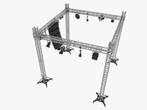 Light Truss 2 3D Model