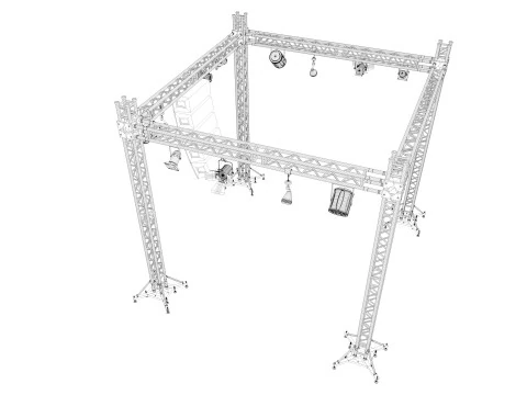 Light Truss 2 3D Model