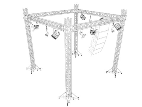 Light Truss 2 3D-Modell