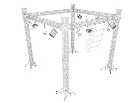 Light Truss 2 3D Model