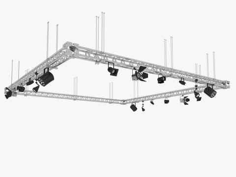 Light Truss 3 3D Model