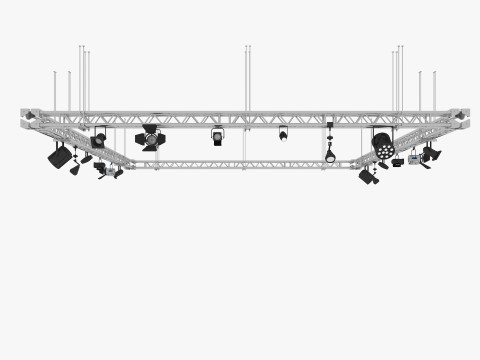 Light Truss 3 3Dモデル
