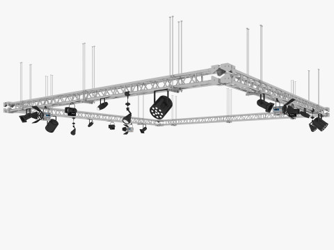 Light Truss 3 3Dモデル
