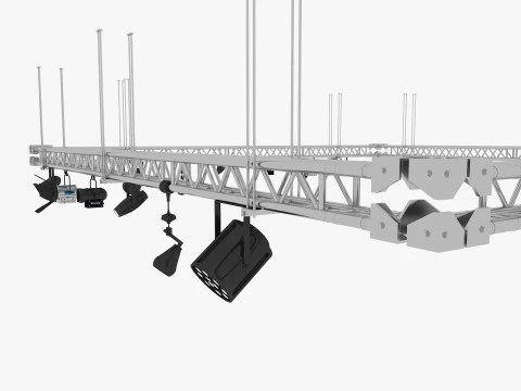 लाइट ट्रस 3 3D मॉडल