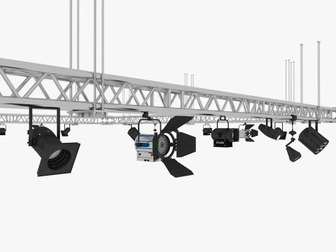 Light Truss 3 3Dモデル
