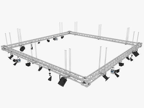 Light Truss 3 3Dモデル