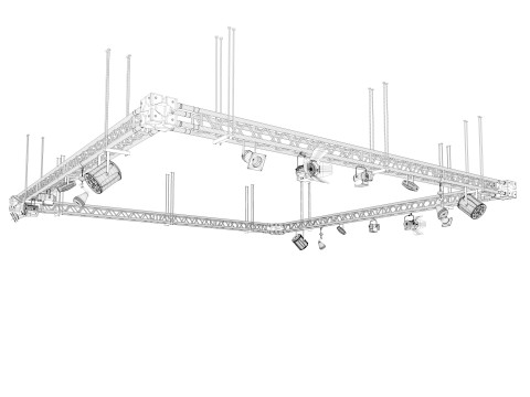 Light Truss 3 3Dモデル
