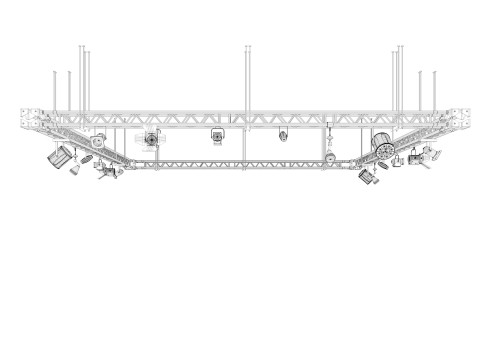 Light Truss 3 3Dモデル