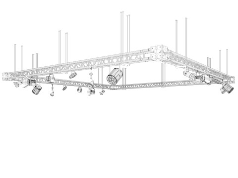 Light Truss 3 3Dモデル